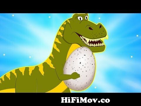 Big Dinosaur has Stolen Egg | Protect Baby Dino | Little Red Truck Rescue  Team | Car Cartoon song from dainochor Watch Video 
