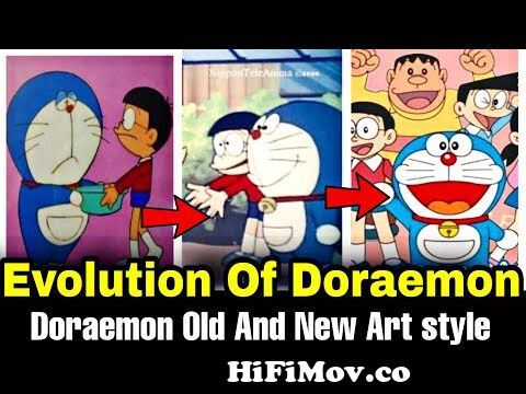 Evolution Of Doraemon Anime | Doraemon Art style and Animation Improvements  | Doraemon Old Vs New from doraemon in hindi evolution the Watch Video -  