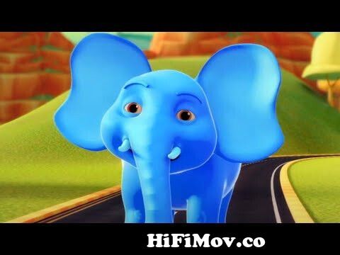 🐘 Ek Mota Hathi | एक मोटा हाथी | Hindi Rhymes for Kids from hati raja  Watch Video 