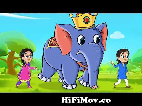 Hathi Raja Kahan Chale | Hindi Nursery Rhymes | Baby Rhymes | Kids Song |  हाथी राजा कहाँ चले from raja kha Watch Video 