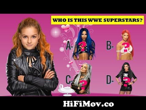 WWE Challenge - Can You Guess All WWE Superstars by Their Baby Young Face? WWE  Quiz Part 3 from wwe becky lynch quiz Watch Video 