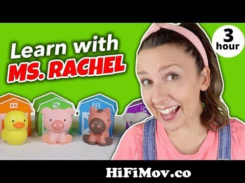 Learning Videos for Toddlers | Animal Sounds, Farm Animals, Learn Colors,  Numbers, Words | Speech from