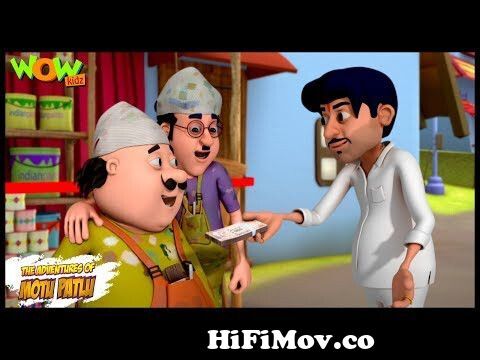Motu Patlu Cartoons In Hindi | Animated cartoon | Mehnat ki kamayee | Wow  Kidz from moto patlo fun com Watch Video 