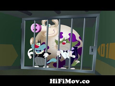 हिंदी Oggy and the Cockroaches 🗝 IN JAIL 🗝 Hindi Cartoons for Kids from hindi  cartoon ogi Watch Video 