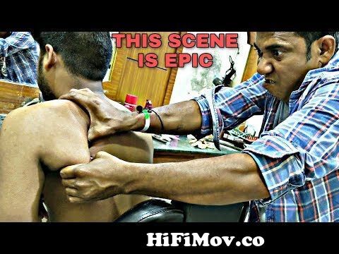 Indian traditional Head and upper body massage with SWAG | Hair cracking |  ASMR from bangla masege Watch Video 
