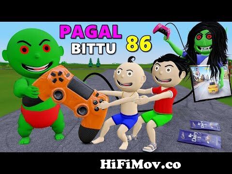 Pagal Bittu Sittu 86 | Video Game Wala Cartoon | Bittu Sittu Toons | Pagal  Beta | Cartoon Comedy. from pagla com Watch Video 