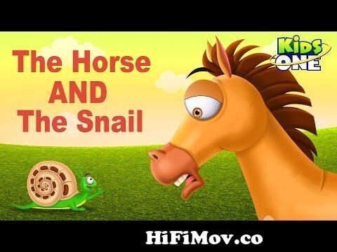 The Horse and The Snail | Funny Short Story For Kids - KidsOne from funny  animated 2 Watch Video 