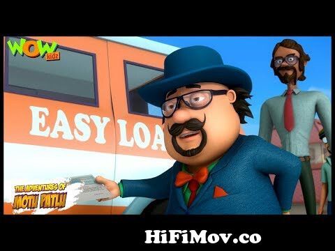 Motu Patlu New Episodes | Cartoons | Kids TV Shows | Motu Ka Bank Loan |  Wow Kidz from mota patlo Watch Video 
