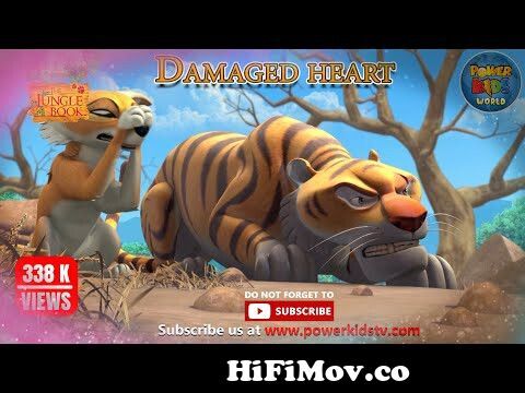 The jungle book Cartoon | Mowgli | Sharekhan | Videos | Hathi | Mega  episode | Damaged heart from sharkhan Watch Video 