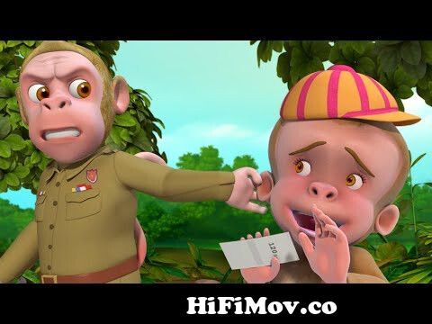 Bandar Mama Aur Jungle Ka Chor | Hindi Rhymes for Children | Infobells from  man chor police gp cartoon episode Watch Video 