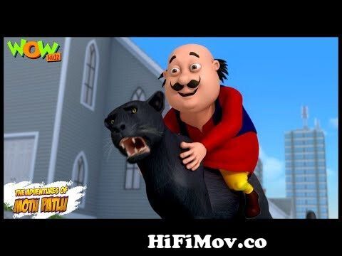 Motu Patlu New Episodes | Cartoons | Kids | Panther In Modern City | Wow  Kidz from motu patlu 3gp cartoon video Watch Video 