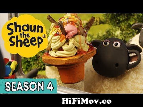 Shaun the Sheep Season 4 🐑 Full Episodes (1-5) 🍦 Ice Cream Parties, Pizza  + MORE | Cartoons for Kids from sonyi sanh Watch Video 