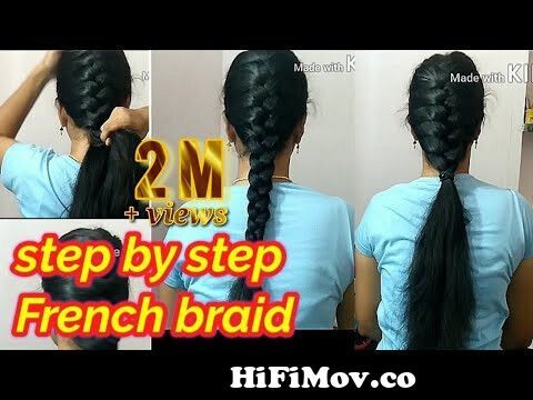 How to do French braid hairstyle tutorial 2020simple and easy  hairstyleshairstyle for beginner from franch hair styil Watch Video -  