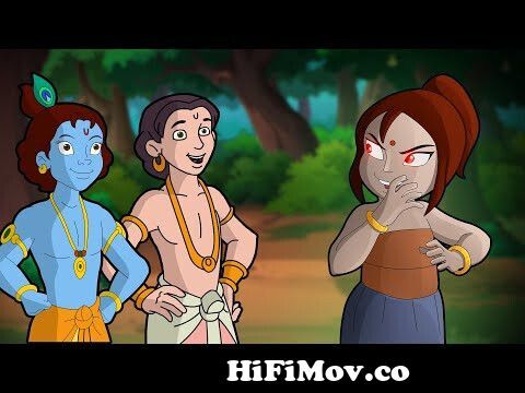 Krishna aur Balram - Witch is Back to Take Revenge | Hindi Cartoons for  Kids from krishna balaram cartoon in telugu Watch Video 