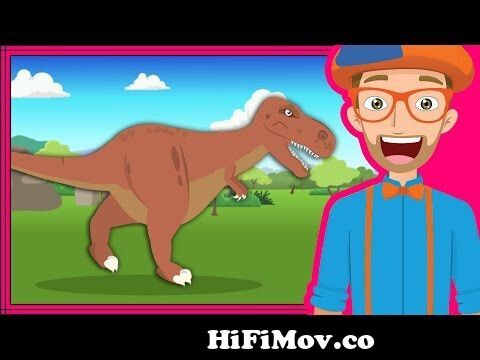The Dinosaur Song by Blippi | Dinosaurs Cartoons for Children from ctg  lover m Watch Video 