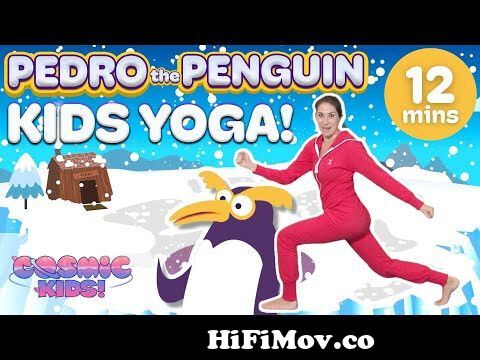 Pedro the Penguin | A Cosmic Kids Yoga Adventure! from cartoon pictures of  yoga Watch Video 