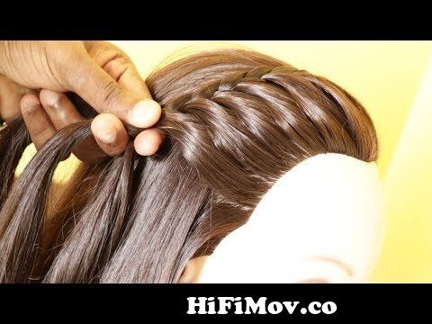 Beautiful Side french Braided Hairstyle | Hairstyle for College Girls | KGS  Hairstyles from চুলের বেনী Watch Video 