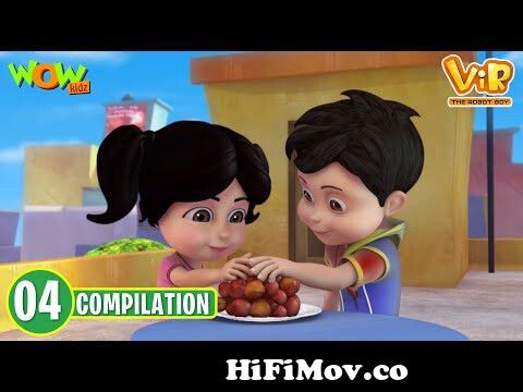 Vir The Robot Boy New Episodes | Compilation | 04 | Hindi Cartoon Kahani |  Wow Kidz | #spot from vir the robot boy all hindi carton Watch Video -  