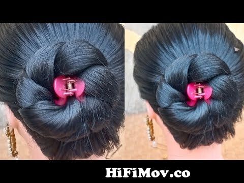 Wedding Juda Using Donut Bun | Easy Self Hairstyles For Ladies | Wedding  Hairstyle #hairstyles - Y… | Wedding hairstyles for women, Hair styles,  High bun hairstyles