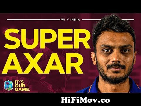 Axar Patel Batting Heroics | 64 Runs Off 35 Balls! | West Indies v India  from patel cricket match with dark Watch Video 