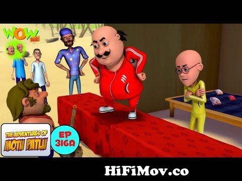 Motu Patlu Cartoons In Hindi |Animated cartoon | John the hammer man | Wow  Kidz from motu patlu super man Watch Video 