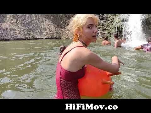 Купаемся под водопадом. Swimming under the waterfall. from milana chasing sun videos Watch Video - HiFiMov.co 
