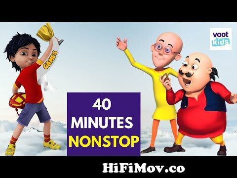 Motu Patlu + Shiva | 40 Minutes Non-Stop | Cartoon Videos For Kids | Voot  Kids from মটু পাতলু কাটুন v Watch Video 