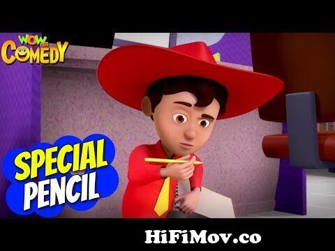 Chacha Bhatija In Hindi- EP24 |Special Pencil| Funny Videos For Kids | Wow  Kidz Comedy from chacha bhatija videos Watch Video 