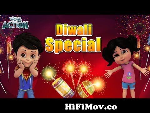 Diwali Special | BEST SCENES of VIR THE ROBOT BOY | Animated Series For  Kids | WowKidz Action from www bangla happy bir Watch Video 