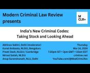 Modern Criminal Law Review