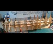 Wooden model ship builds