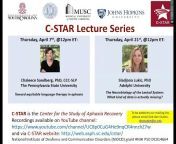C-STAR Lecture Series