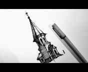 ASMR - drawing, scratching, video - pen and ink