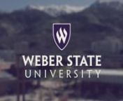 The Pursuit Starts Here (:90) | Weber State University from amy larose