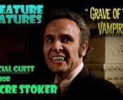 A has-been rock star hosts horror films in his haunted mansion. Guest: Dacre Stoker, grand-nephew of Bram Stoker. Movie: 1972’s “Grave of The Vampire.”nnEpisode 04-160Airdate: 01-11-2020