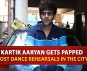 Kartik Aaryan was recently spotted post his dance rehearsals. The Patni Patni aur Woh actor seemed very cheerful and happy as he had fun with the paparazzi while posing. Post the success of the film, the actor will next be seen starring in