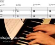 FREE PDF Download of the lesson at - nJust click on link to get it!nnThis lesson is for the more advance jazz player. Jazz is full of the II - V - I progression. To be a jazz pianist you really have to be able to play all the 12 major and minor - II - V - I&#39;s and be able to produce variations of these II - V - I&#39;s in the required key in real time when required. Jazz pianists are always looking for variations with chord voicings so I thought I would share some voicings I use. nnThis lesson is sho