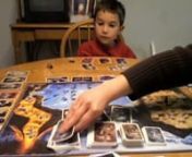 In this time lapse video, my wife Becky (off camera to the right), son, Harrison (center) and I (off camera to left) play Mayfair Games&#39; Journey to the Center of the Earth board game.nnAs this was Becky&#39;s first experience with the game, and Harrison is still learning it as well, we played with our cards showing so that I could help the others evaluate their options from turn to turn.nn