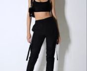 Good things are even better in pairs. The AKIRA Label Hard To Find Crop Top And Jogger Pant Set is the perfect two-piece set for your casual weekend outings. The top features spaghetti straps, a cropped bralette silhouette, and stretchy fabrication, while the bottoms are constructed from lightweight nylon and boast an elasticated waistband, mesh short lining, on-seam side pockets, patch pockets with silver tone buckle details, and covered elastic ankles. Paired with kicks, it’s hard to find a