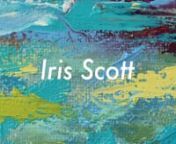 Iris Scott is an oil painter. nShe does not use a brush or any tools.nnShe paints with her fingers.nnwww.irisscottfineart.comnnMusic: n