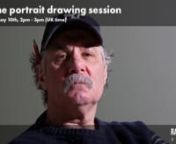 We’re running regular, FREE online portrait drawing sessions. They’re a chance to draw or paint from high resolution photographs at the same time every week (Sunday from 2pm – 3pm (UK time)).nnThe videos mimic a traditional portrait drawing session. We&#39;ll put up a photograph for 10 minutes you can work from, then one for 20 and then one for 30. At the end of the session we&#39;ll give a link where you can download the photographs from so you can continue working on your drawings.nnThis week Li