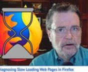 Firefox, as well as other browsers like Chrome, Edge, and others, include a tool making diagnosing web page slow-downs easier. I&#39;ll walk through how to get at this tool, and what to look for when diagnosing slow loading web pages using Firefox.nn� My best articles: https://go.askleo.com/bestn� My Most Important Article: https://go.askleo.com/number1nnMore Ask Leo!n☑️ https://askleo.com to get your questions answeredn☑️ https://newsletter.askleo.com to subscribe to the Confident Compu