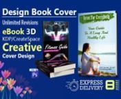 Hi, It&#39;s Blogueur ReinenA professional graphic designer,nnI will design book cover or e book 3D, Kindle Book Cover, KDP/CreateSpace Creative Cover Design.nnUnlimited Revisions until 100% satisfy with your order.nnExpress Delivery in 8 HoursnnOrder Now and Get Professional Cover Design.nnI will design professional book cover, #HireMe nnhttps://www.fiverr.com/blogueurreine