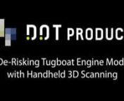 This live webinar details how DotProduct handheld 3D scanning was used by Ship Architects to capture the as-built state of two engines to inform design modifications for the Mount St. Elias tug, and how this work minimized field capture time, ensured completeness of the as-built data, and de-risked downstream engineering design choices. Topics covered (and demoed live) include all of the following and more:nn- The speed and value of handheld 3D data capture for accurate engineering modifications