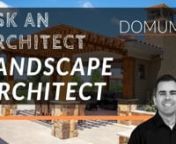 In this video Tim Alatorre, Principal Architect of Domum explains if you will need a Landscape Architect.nnnHave a question? Email our team at aaa@domum.design to be featured in our next video. nnFor more videos about fire sprinklers, title 24, permits and more check out our playlist on YouTube. nhttps://www.youtube.com/playlist?list...nnFor more videos about the Housing Market, Stock Market and Virtual Reality during this Global Crisis, check out our playlist on YouTube.nhttps://crisis2020.domu