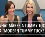 A modern tummy tuck is way more than just modern—it&#39;s safer AND the recovery is way easier. Totally serious!nnIn this educational (AND fun!) Amelia Academy video, Jenny Eden and Gretta Nance will walk you through the key differences between a modern tummy tuck and an old-school tummy tuck—and why you should consider going new school.nnReady to learn? Let&#39;s go! ��nnSign-Up for Amelia Academyn******************************nhttps://tv.askamelia.comnnLearn More About Amelia Aestheticsn******