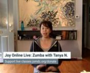 Livestream originally aired May 1, 2020. nnAbout Today&#39;s Class: Zumba® is a Latin dance-fitness workout that feels like a party! You&#39;ll burn tons of calories having fun, dancing to salsa, merengue, cha cha, flamenco, belly, hip hop, cumbia, samba and much more. The routines feature interval training with a combination of fast and slow rhythms that tone and sculpt the body. This class is designed to make you move! nnMeet Your Instructor: Tanya Nuchols packs a ton of fun into her Zumba® classes