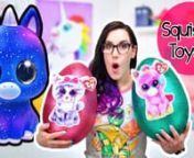 Today on Doc&#39;s Playhouse, I am opening up 2 giant surprise eggs full of Beanie Boo Squishies! These are real licensed Ty Beanie Boo toys from Japan and they are all adorable squishy toys! The hidden toys are super cute kitties in costumes and Beanie Boo unicorns!