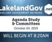 To search for an agenda item use CTRL+F (on PC) or Command+F (on MAC)ntPLAY video and click on the item start time example: ( 00:00:00 )ntntCopy and Paste in browser this Link to related Agenda:nthttp://www.lakelandgov.net/Portals/CityClerk/City%20Commission/Agendas/2019/10-07-19/10-07-19%20Agenda.pdfntntntClick on Read More Now (Below)ntn(00:00:40)tCall to Orderntn(00:00:40)tReal Estate and Transportation Committeent n(00:06:30)tAgenda Studyntn(00:08:20)tPRESENTATIONS - To the Rescue: Urban Sea