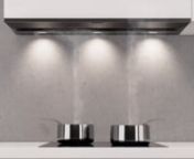 Falmec&#39;s collection of built-in kitchen hoods includes hoods that can be integrated into a ceiling or wall unit. Move, of the same collection, is available in 60/90/120 cm versions. For more information, visit the website falmec.com/en-ww/